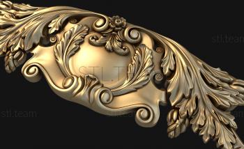 3D model Acanthus medallion (STL)